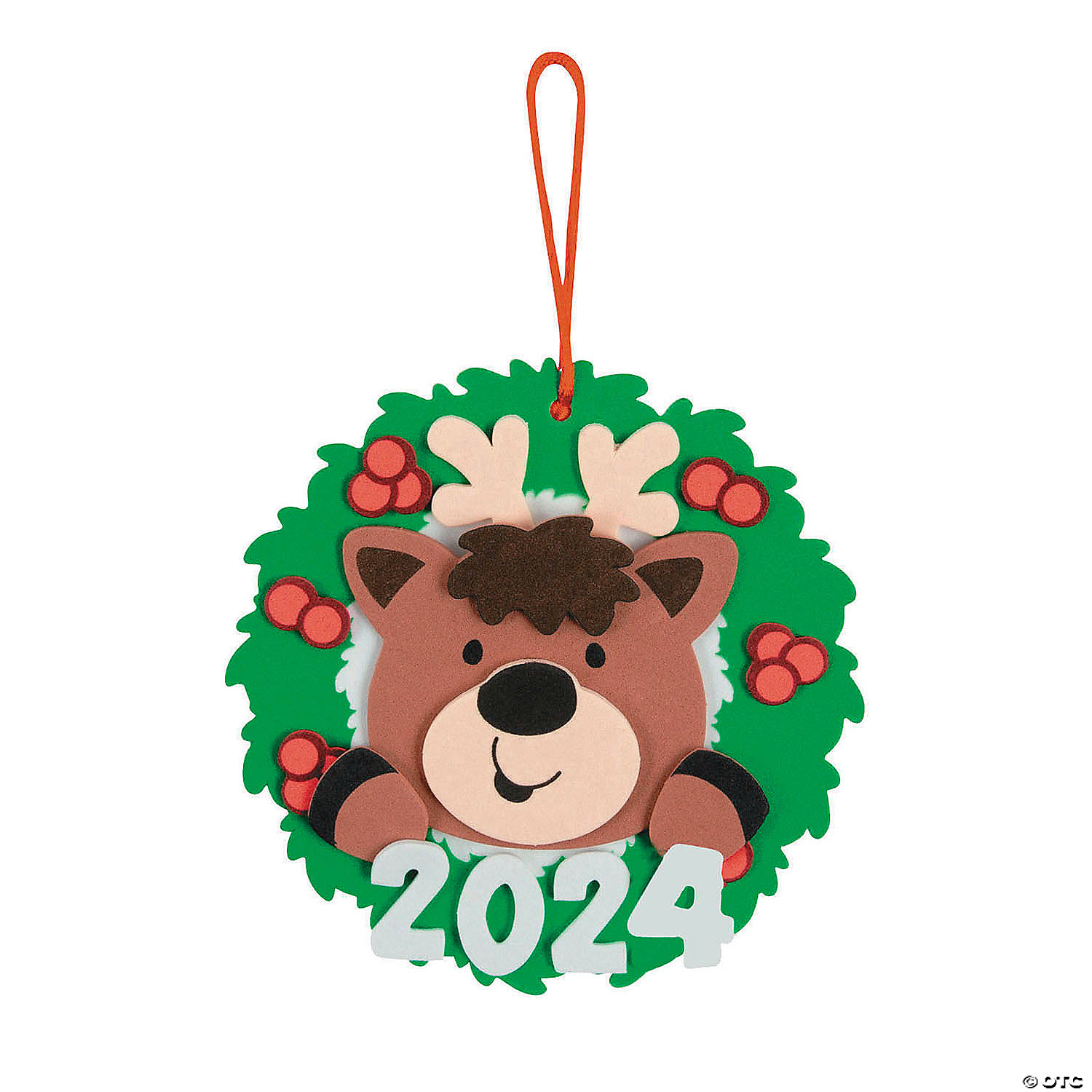 Dated Reindeer Ornament Craft Kit- ANY YEAR